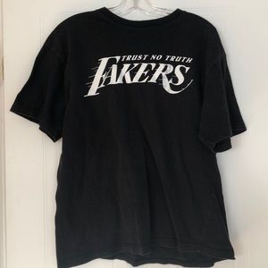 Black Fake Brand T-shirt